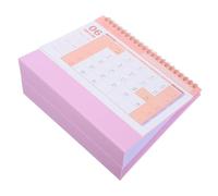 PartyKindom Tavolo Medium Rosa Planner Giornaliero Compatto per Organizzazione Scolastica e Ufficio Design Minimalista e Sostenibile