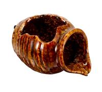 PartyKindom Vaso in Terracotta con circolazione dell'Acqua Fontana d'Acqua erogatore d'Acqua Chiaro fontanini Vaso idroponico Arredamento per la casa Decorazione Fontana circolante Ceramica