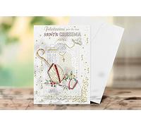 PARTYLANDIA Biglietto Santa Cresima Serigrafia (Mitria Glitter 2")