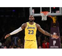 PARTYLANDIA Cialda in Ostia di Lebron James per Decorazione di Torte per Compleanno o Feste a Tema