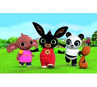 PARTYLANDIA, Cialda in Ostia per Decorazione Torte a Tema Bing, Cake Design, Commestibile, Senza Glutine