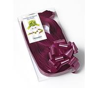 PARTYLANDIA Confezione 100 Fiocchi Rapidi, Larghezza 31 mm Strip (Bordeaux)