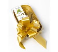 PARTYLANDIA Fiocchi Rapidi, Confezione 100pz, Strip, Feste, Matrimonio, Multicolore, Ottima qualità (Oro, 50mm)