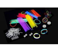 Partylandia S.r.l. Braccialetti Luminosi Fluorescenti Starlight Glowstick Disco Glow Stick Multicolore (100 pezzi)