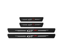 PartyUnix Fibra Carbonio carrozzeria Battitacco Protezione Adesivo 4 Pezzi,per Peugeot GT GTI GT Line 508 5008 3008 208 2008 308 206 307 106 108 306 206 208 Auto Soglia Porta AntiGraffio,A-GT
