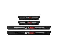 PartyUnix Fibra Carbonio carrozzeria Battitacco Protezione Adesivo 4 Pezzi,per Peugeot GT GTI GT Line 508 5008 3008 208 2008 308 206 307 106 108 306 206 208 Auto Soglia Porta AntiGraffio,C-GT Line