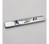 PartyUnix Stemmi 3D per Peugeot GT GTI GT Line 508 5008 3008 208 2008 308 206 307 106 108 306 206 208 Auto Laterale Adesivo Decorazioni e Bagagliaio Decalcomania Logo Metallo Distintivo