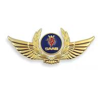 PartyUnix Stemmi 3D per Saab Scania 9-3 93 9-5 95 9 3 9000 9 5 Auto Laterale Adesivo Decorazioni e Bagagliaio Decalcomania Logo Metallo Distintivo