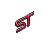 PartyUnix Stemmi 3D per ST Auto Laterale Adesivo Decorazioni e Bagagliaio Decalcomania Logo Metallo Distintivo,B
