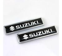 PartyUnix Stemmi 3D per Suzuki Auto Laterale Adesivo Decorazioni e Bagagliaio Decalcomania Logo Metallo Distintivo