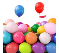 PartyWoo Palloncini Colorati, 105 Pezzi Palloncini Arcobaleno da 5 Pollici, Palloncini Colorati per Ghirlanda di Palloncini o Arco di Palloncini come Decorazione Feste, Decorazione Compleanno