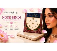 Parul Garg Beauty Stick-On Nose Bindi Collection No Piercing Nose Pins for Women