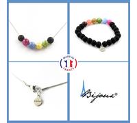 Minerali Collezione. Parure Braccialetto Collana Perle Tormalina Multicolore +