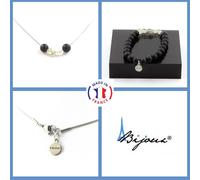 Parure Braccialetto Collana Quarzo Tormalina Rutilato Del Brasile + Perle UK