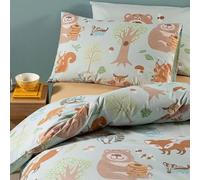 Parure Completo Copripiumino Boschetto 100% Cotone una piazza