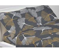 Parure Completo Lenzuola Letto Calde Cotone Flanellato Modello Ginko