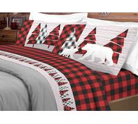 Parure Completo Lenzuola Letto Puro Cotone Made Italy Modello Canada