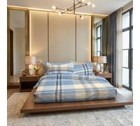 Parure Copripiumino con federe matrimoniale DUNBAR 7610 SCOZZESE