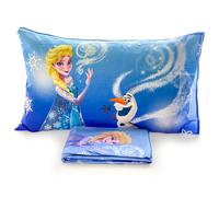 Parure Copripiumino Frozen Disney Elsa Olaf letto singolo 1 piazza 155x200 cm