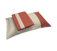 Parure Copripiumino Happidea Matrimoniale Bicolor Argilla Sabbia Double Face