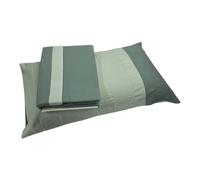 Parure Copripiumino Happidea Matrimoniale Bicolor Foresta Salvia Double Face