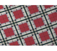 Parure Copripiumino In Cotone Linea Quadrifoglio Disegno Tartan