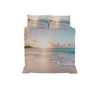 Italian Bed Linen Parure Copripiumino in microfibra con stampa digitale GOODNIGHT, Haiti, Matrimoniale