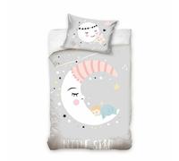 Parure Copripiumino Lettino Baby Luna Grigio