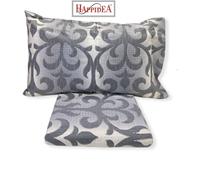 Parure Copripiumino Matrimoniale Flanella di Cotone Happidea Paisco Blu