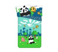 Parure copripiumino Minecraft Overworld Double Face Letto Singolo