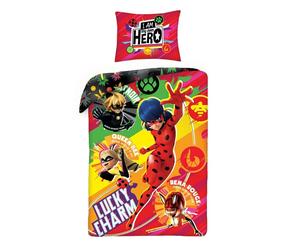 Parure Copripiumino Miracolous Ladybug I'm hero