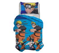 Parure Copripiumino Naruto letto singolo sacco una piazza 155x200 cm cotone 100%