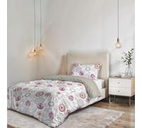 Parure Copripiumino NO STIRO FANTASY - prodotto in Italia - Set Copripiumino - Letto Piazza e Mezza, Microfibra - Sacco 200x200 cm + Patella e Federa 50x80 cm - Morfeo