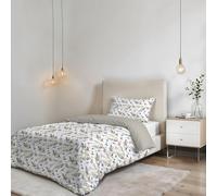 Parure Copripiumino NO STIRO FANTASY - prodotto in Italia - Set Copripiumino - Letto Piazza e Mezza, Microfibra - Sacco 200x200 cm + Patella e Federa 50x80 cm - Provenza