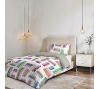 Parure Copripiumino NO STIRO FANTASY - prodotto in Italia - Set Copripiumino - Letto Singolo, Microfibra - Sacco 150x200 cm + Patella e Federa 50x80 cm - Multicolor