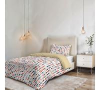 Parure Copripiumino NO STIRO FANTASY - prodotto in Italia - Set Copripiumino - Letto Singolo, Microfibra - Sacco 150x200 cm + Patella e Federa 50x80 cm - Sketch