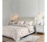 Parure Copripiumino NO STIRO KARMA - prodotto in Italia - Set Copripiumino - Letto Matrimoniale, Microfibra - Sacco 250x200 cm + Patella e 2 Federe 50x80 cm - BOUQUET ROSA
