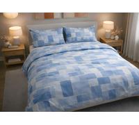 Parure Copripiumino Sacco Estate Inverno 100% Cotone Fantasia Brick