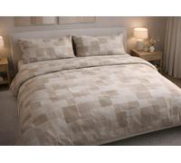 Parure Copripiumino Sacco Estate Inverno 100% Cotone Fantasia Brick