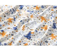 Parure Copripiumino Sacco Estate Inverno 100% Cotone Fantasia Dino