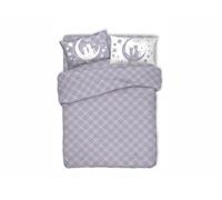 Parure Copripiumino Sacco In 100% Cotone Made Italy Fantasia Dillo Alla Luna