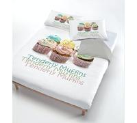 PARURE COPRIUPIUMINO DIGITAL STAMPATO IN DIGITALE MATRIMONIALE MUFFINS