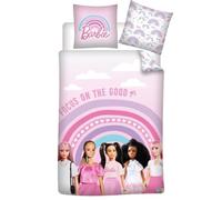 Parure da letto Barbie 100% cotone, 1 persona, copripiumino 140 x 200 cm + federa 65 x 65 cm