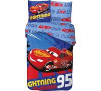 Parure da letto Cars per bambini, copripiumino reversibile 140 x 200 cm, federa 63 x 63 cm, 100% cotone (Parure da letto Cars, 140 x 200 cm)