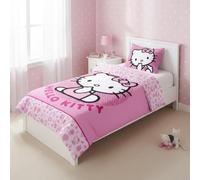 Parure da letto Hello Kitty, copripiumino reversibile 140 x 200 cm, federa 65 x 65 cm (Parure da letto Hello Kitty)