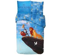 Parure da letto Il Re Leone per bambini, copripiumino reversibile 140 x 200 cm, federa 63 x 63 cm, 100% cotone (Parure da letto Il Re Leone, 140 x 200 cM)