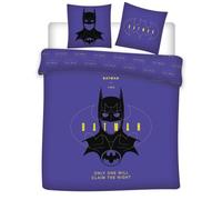 Parure da letto matrimoniale Batman 1989, 2 persone, copripiumino reversibile 240 x 220 cm + 2 federe 65 x 65 cm