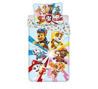 Parure da letto Paw Patrol 100% cotone, copripiumino reversibile 140 x 200 cm + federa 65 x 65 cm