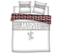 Parure de lit double réversible Marvel Spiderman - 220 cm x 240 cm