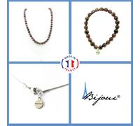 Minerali Collezione. Parure Gioielli Braccialetto Collana Perle Rubino Di Mogok